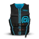 O'Brien Men's Flex V-Back  Neo ( Blk/Cyan)