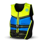 O'Brien Youth V-Back, Large Blue/Lime - (64-88 lbs)