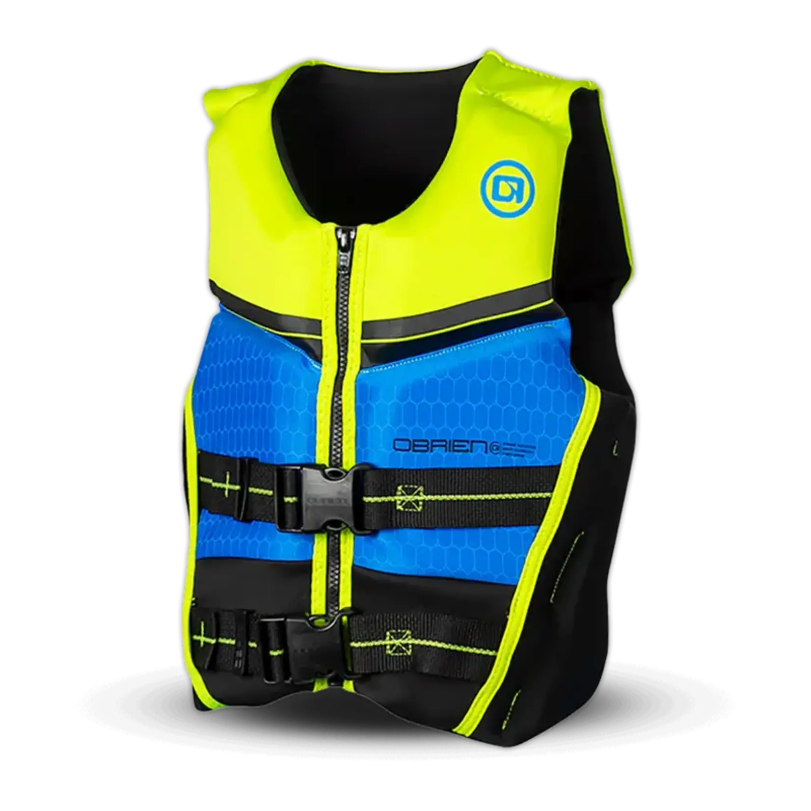 O'Brien Youth V-Back, Large Blue/Lime - (64-88 lbs)