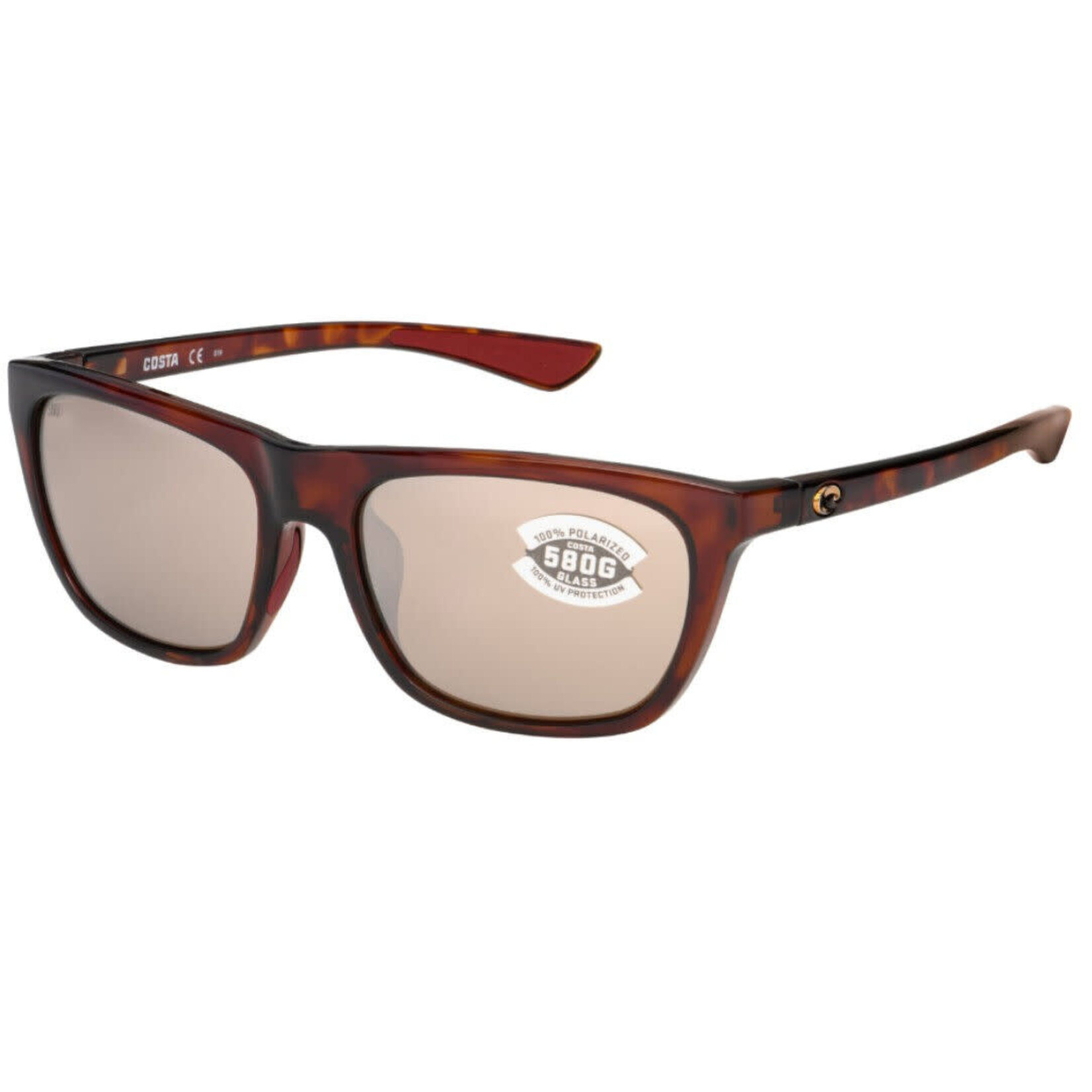 Costa del Mar Cheeca Shiny Rose Tortoise Copper Silver Mirror 580G