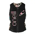 O'NEILL WETSUITS Women's Slasher Comp Vest Black / Micah Floral