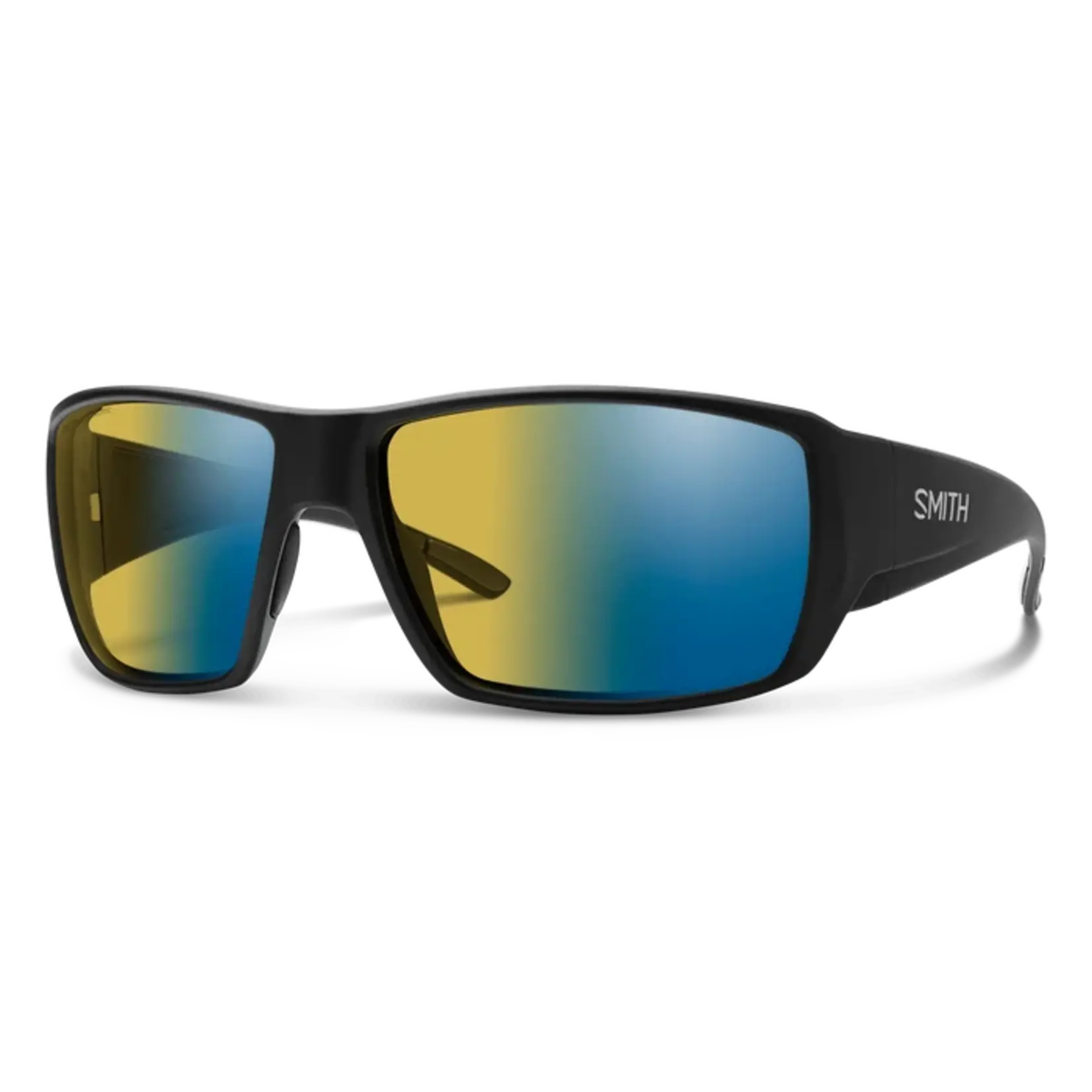 SMITH Guide's Choice Matte Black + ChromaPop Glass Polarchromic Yellow Blue Mirror