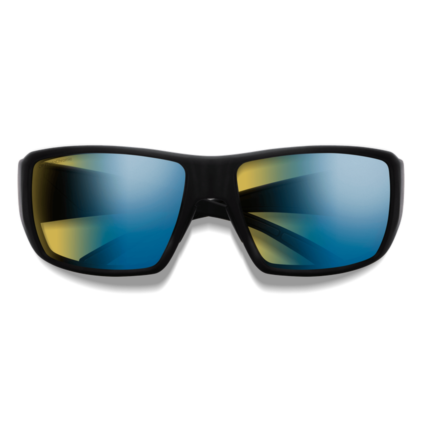 SMITH Guide's Choice Matte Black + ChromaPop Glass Polarchromic Yellow Blue Mirror