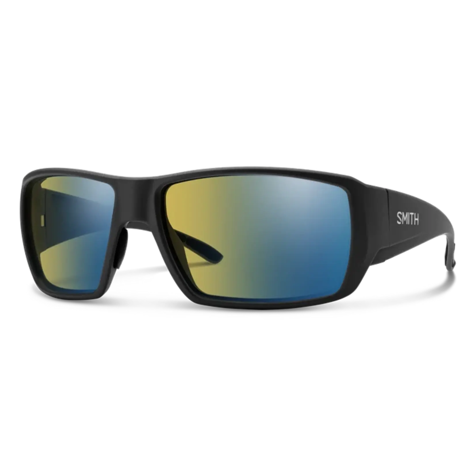 SMITH Guide's Choice XL Matte Black + ChromaPop Glass PolarChromic Yellow Blue Mirror Lens