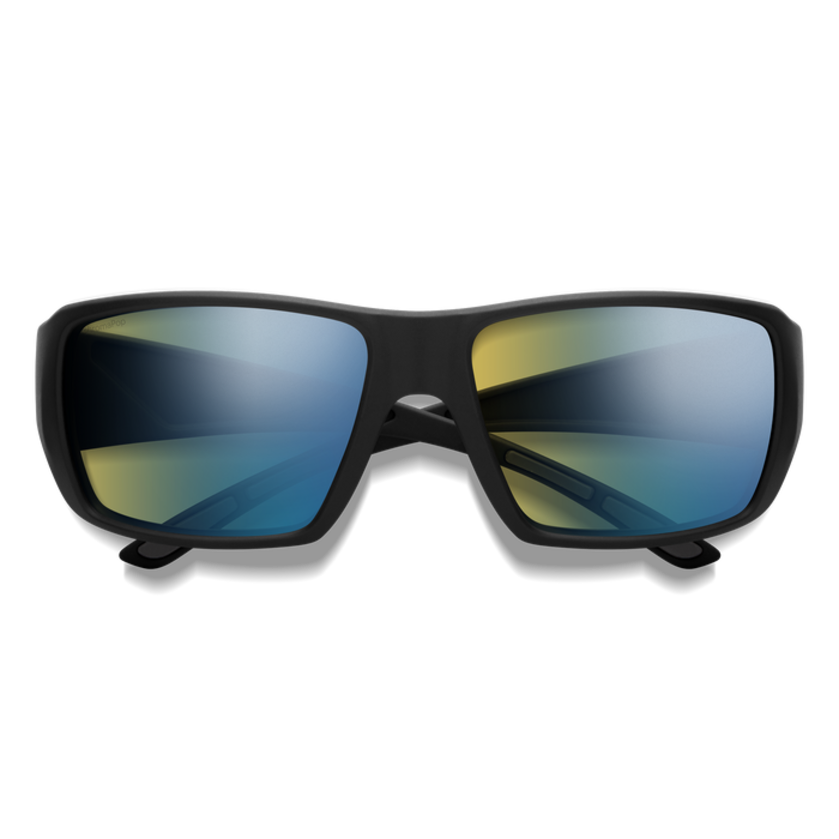 SMITH Guide's Choice XL Matte Black + ChromaPop Glass PolarChromic Yellow Blue Mirror Lens