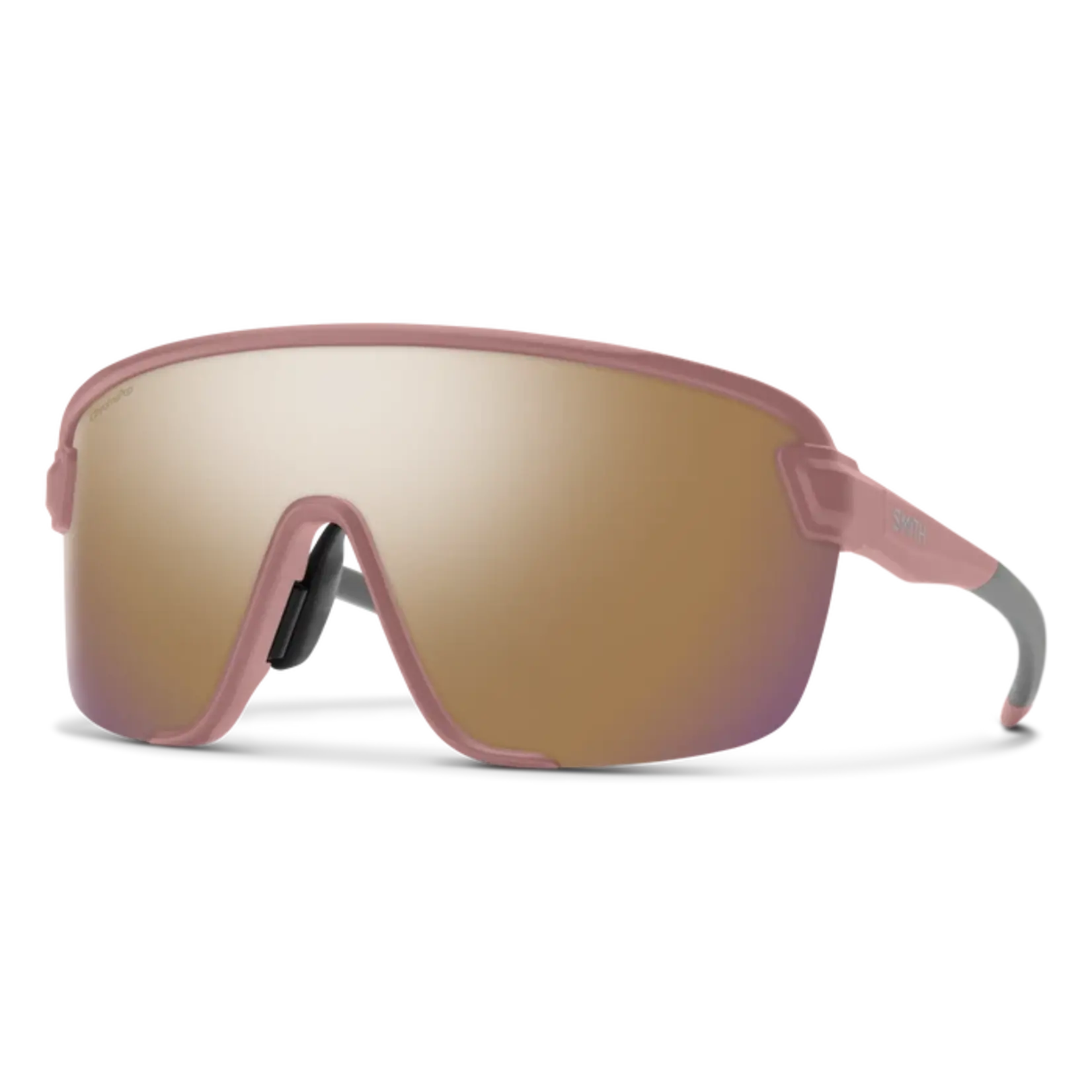 SMITH Bobcat Matte Chalk Rose + ChromaPop Rose Gold Mirror Lens