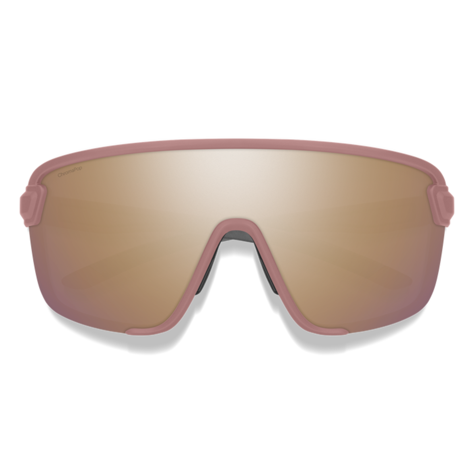 SMITH Bobcat Matte Chalk Rose + ChromaPop Rose Gold Mirror Lens