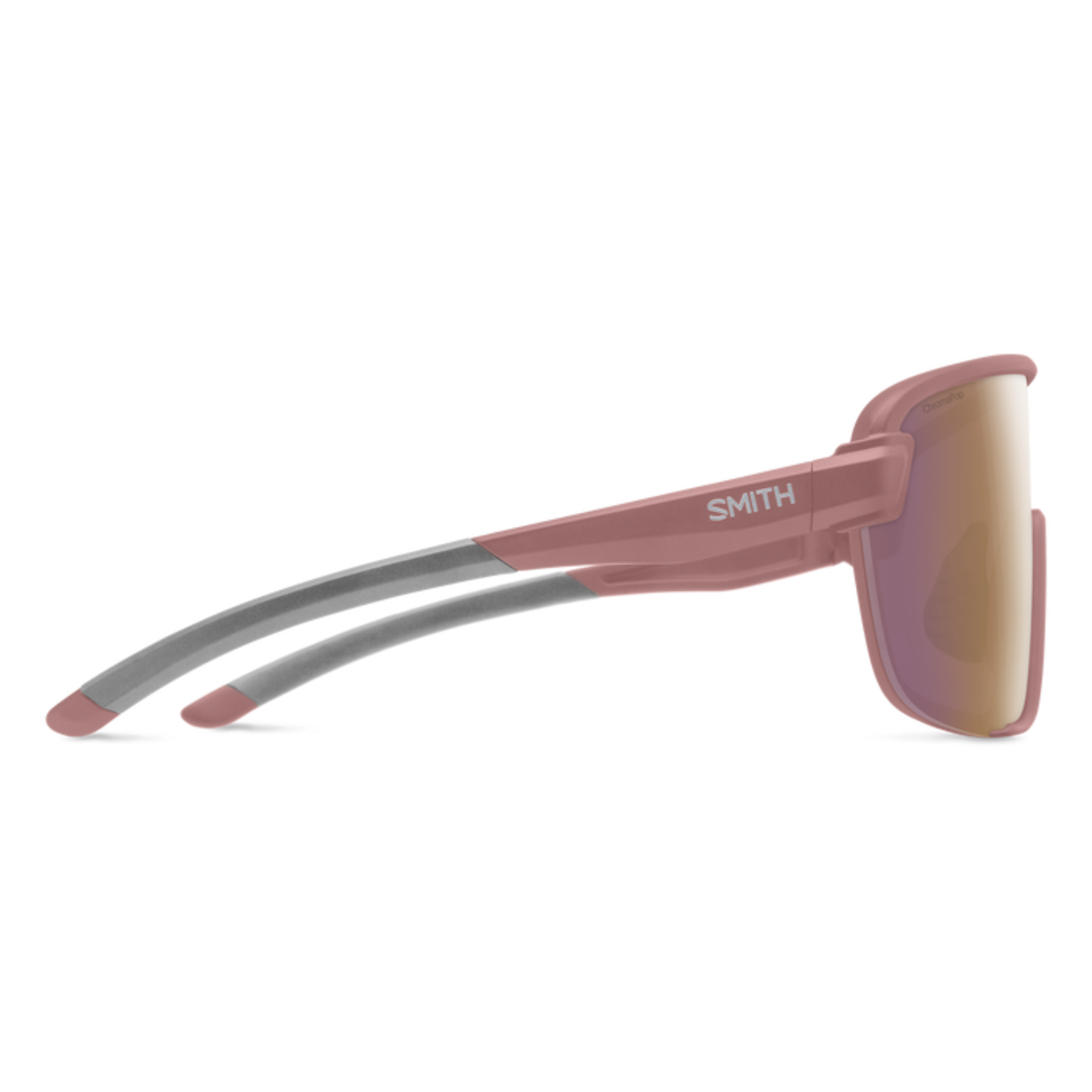 SMITH Bobcat Matte Chalk Rose + ChromaPop Rose Gold Mirror Lens