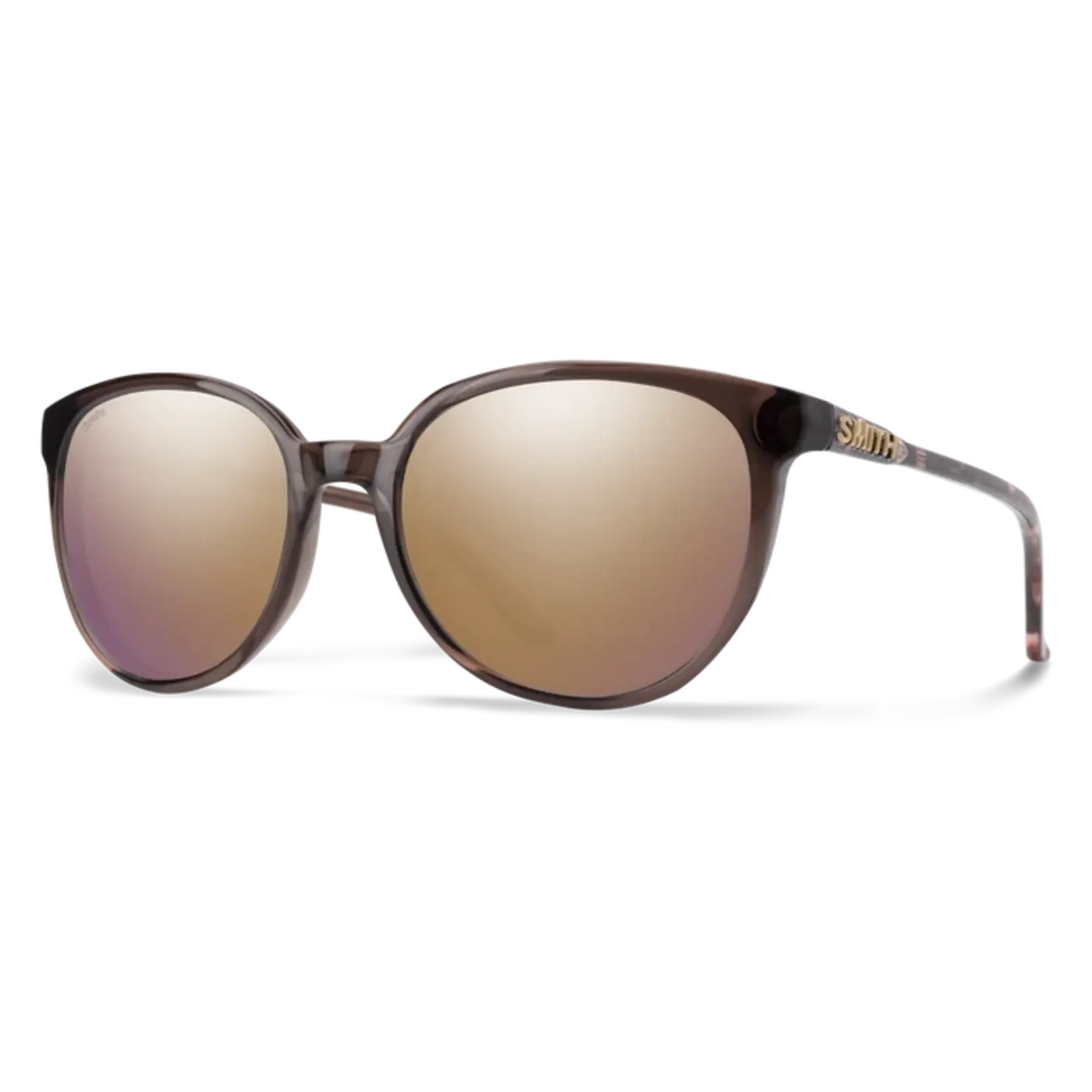 SMITH Cheetah Rose Tortoise + ChromaPop Polarized Rose Gold Mirror Lens