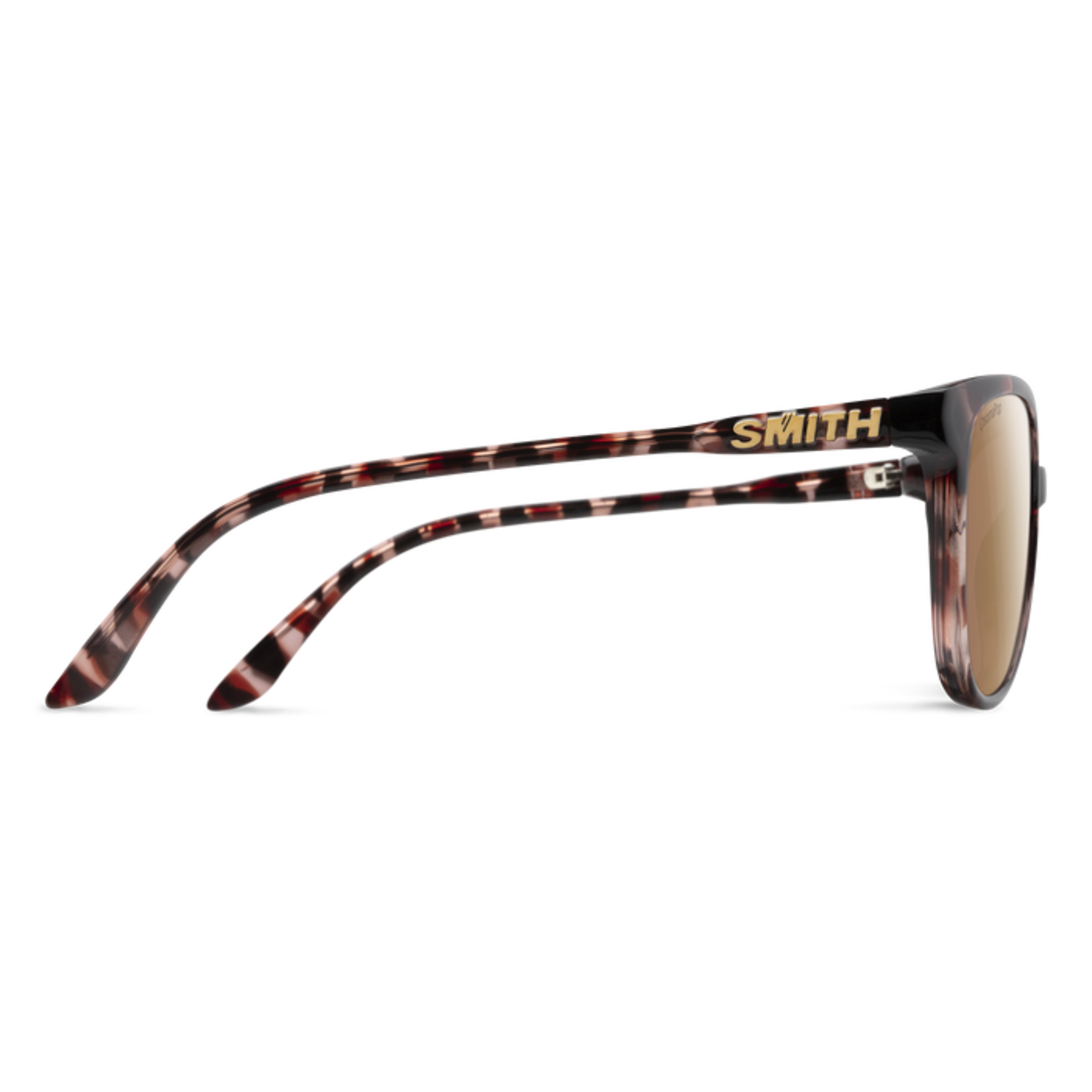 SMITH Cheetah Rose Tortoise + ChromaPop Polarized Rose Gold Mirror Lens