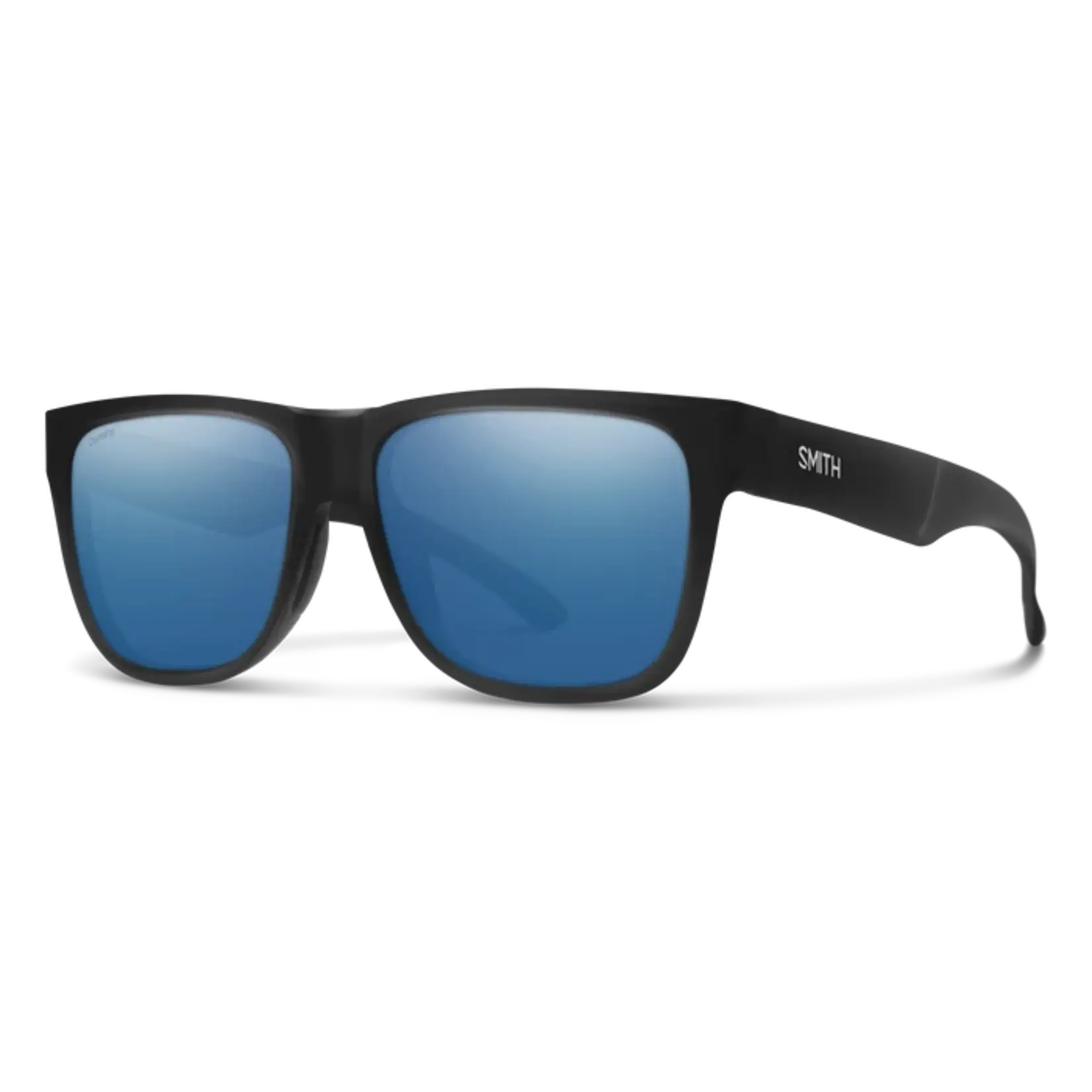 SMITH Lowdown 2 Matte Black + ChromaPop Polarized Blue Mirror Lens