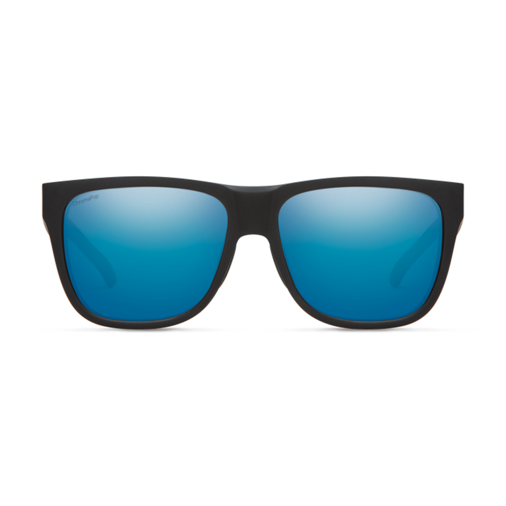 SMITH Lowdown 2 Matte Black + ChromaPop Polarized Blue Mirror Lens