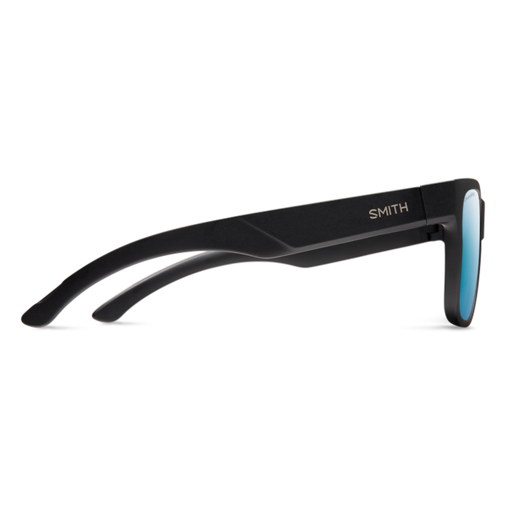 SMITH Lowdown 2 Matte Black + ChromaPop Polarized Blue Mirror Lens