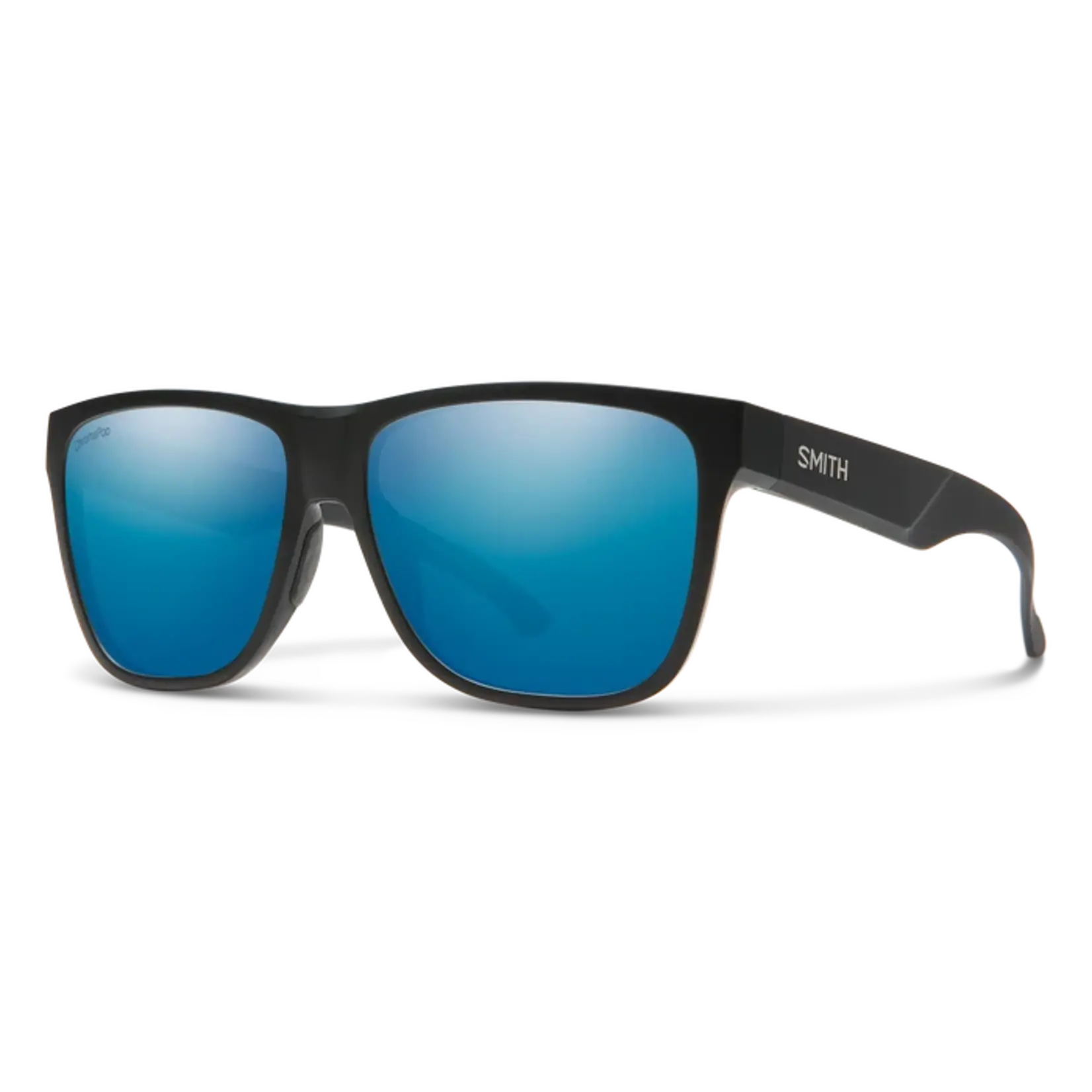 SMITH Lowdown 2 XL Matte Black + ChromaPop Polarized Blue Mirror Lens