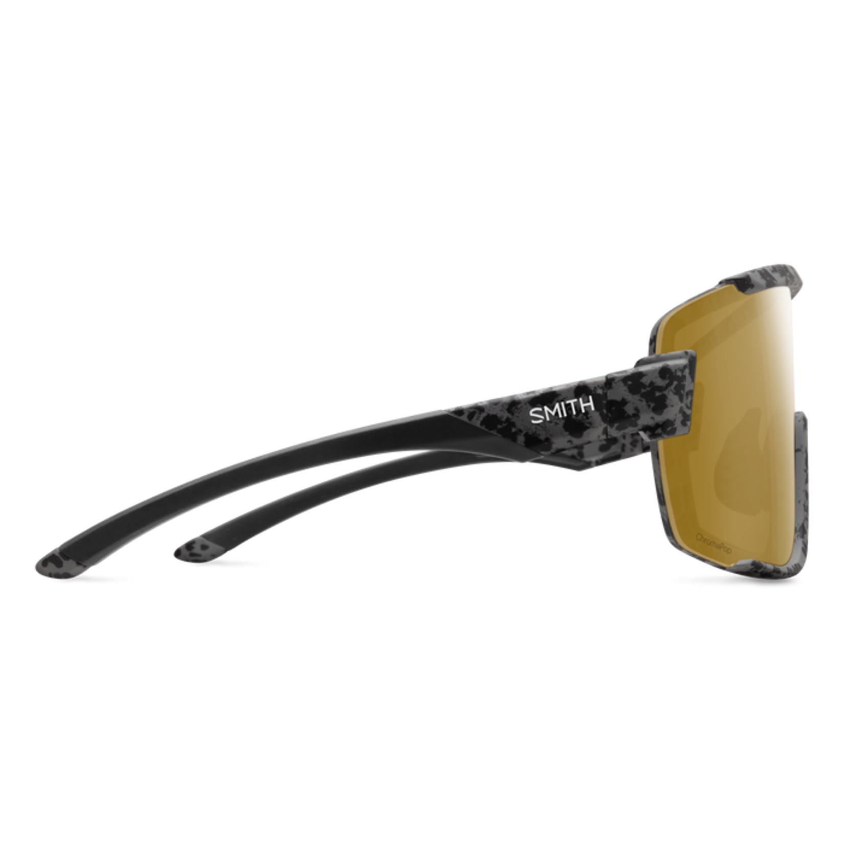SMITH Wildcat Matte Gray Marble + ChromaPop Polarized Bronze Mirror