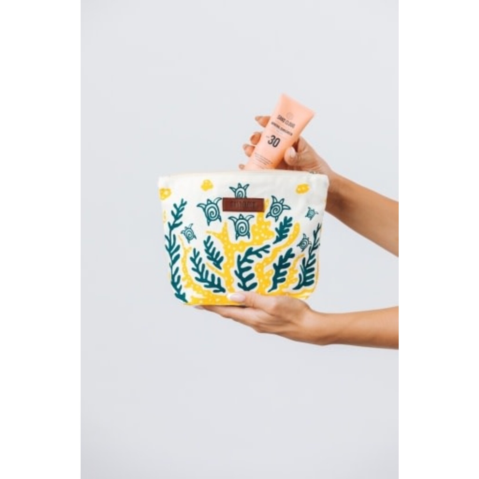 Sand Cloud Swimming Turtles Zipper Pouch OS