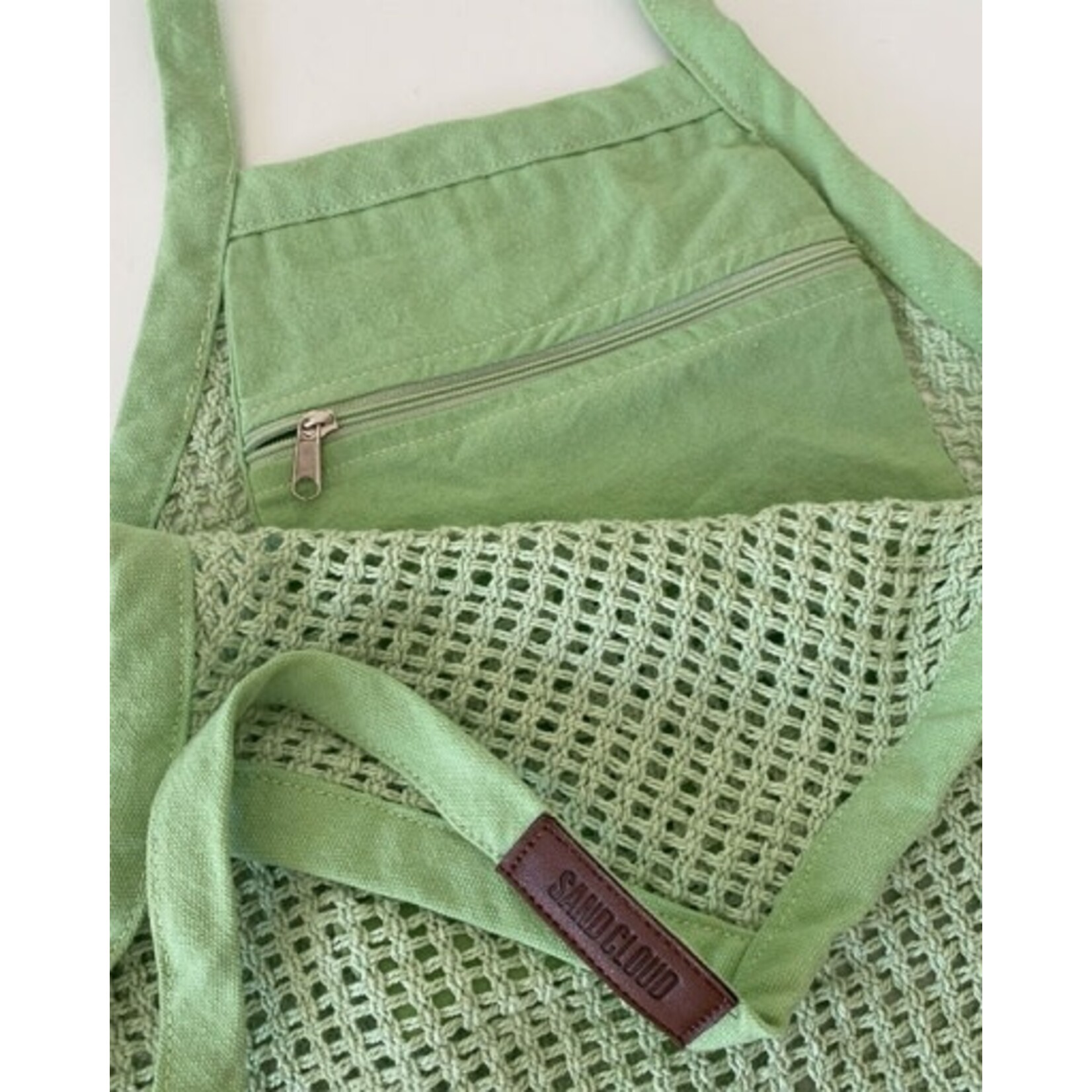 Sand Cloud Net Market Bag Sage