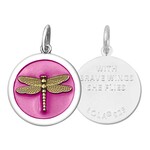 Lola Dragonfly Gold Lavender Small