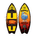 Ronix 2026 Boy's Sonic - Fish - Sunset Splash - 3'9