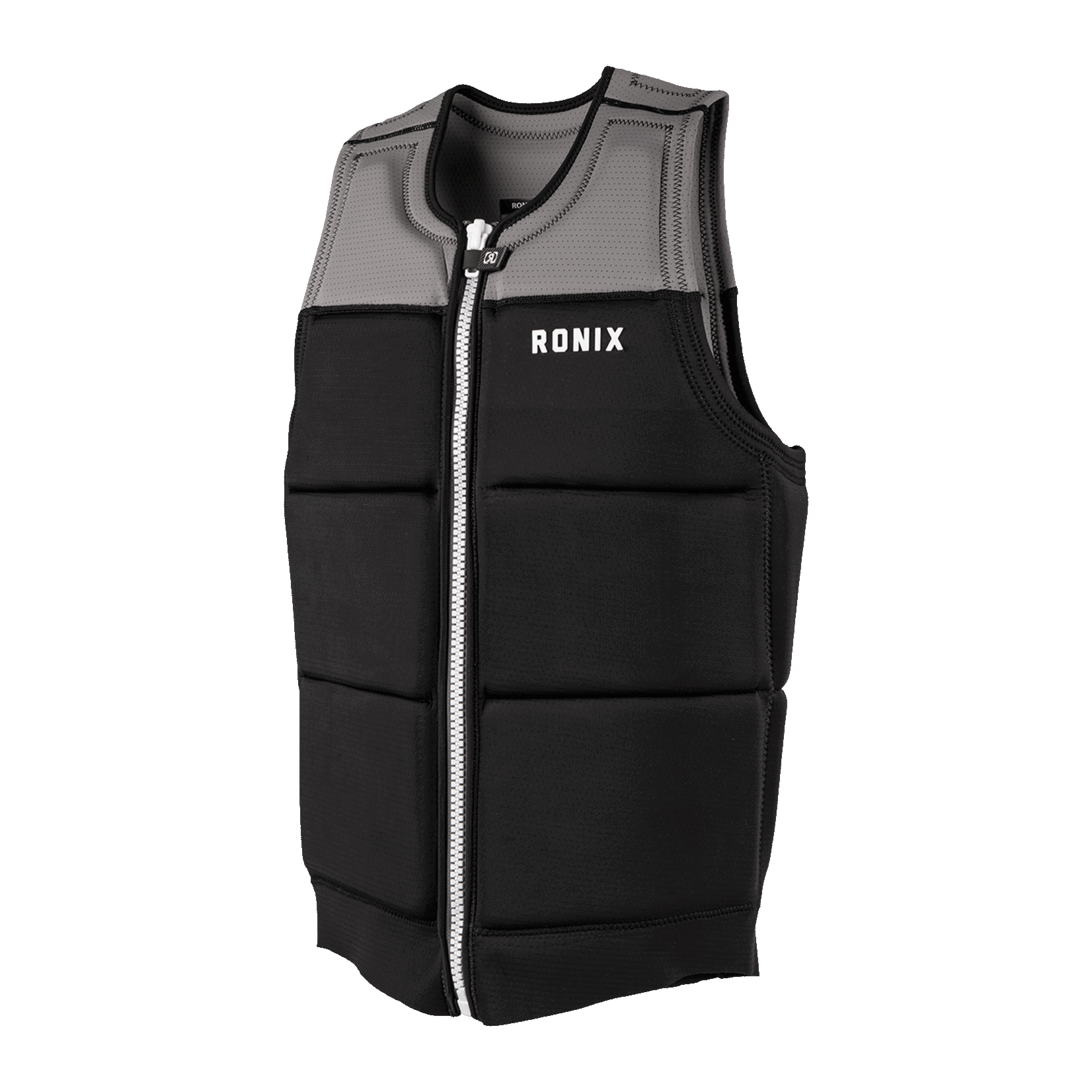Ronix 2026 Presidente - CE Approved Impact Vest - Black / Grey