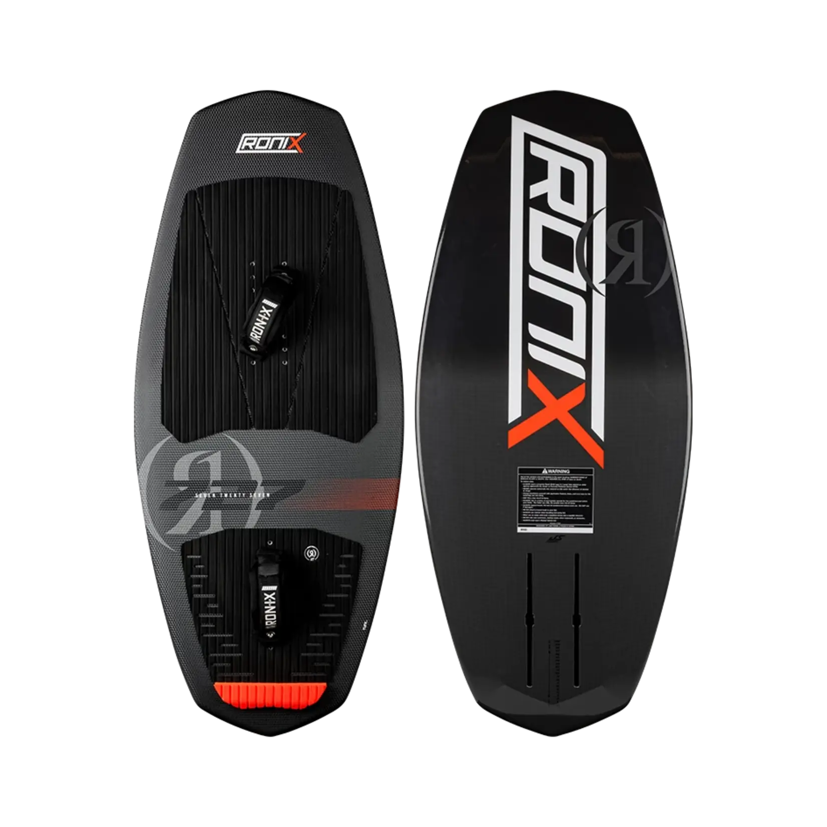 Ronix 2026 727 w/ Straps - Tuff Tech - Black / Charcoal / Caffeinated Red - 4'1