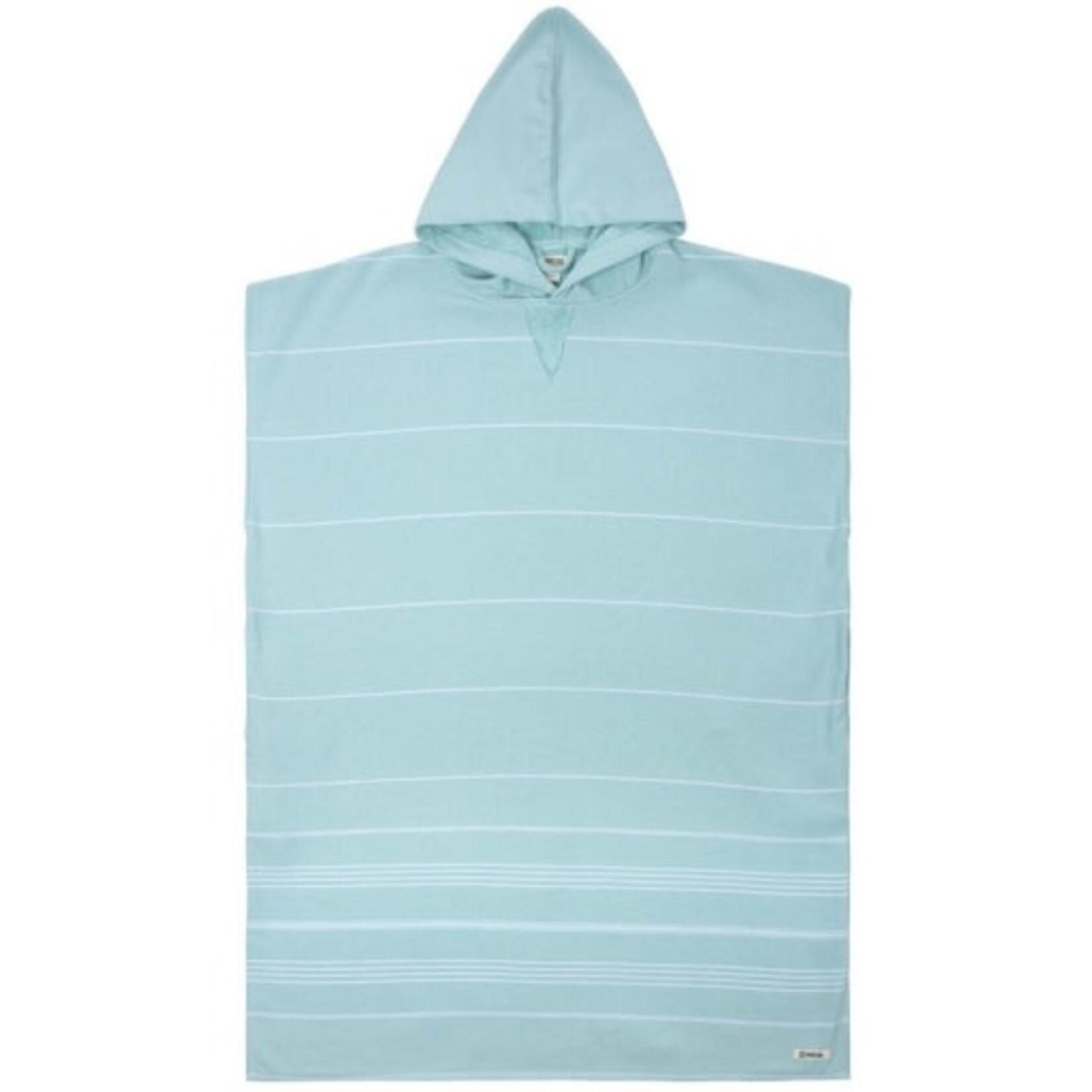 Sand Cloud Classic Stripe Hooded Poncho Seaglass