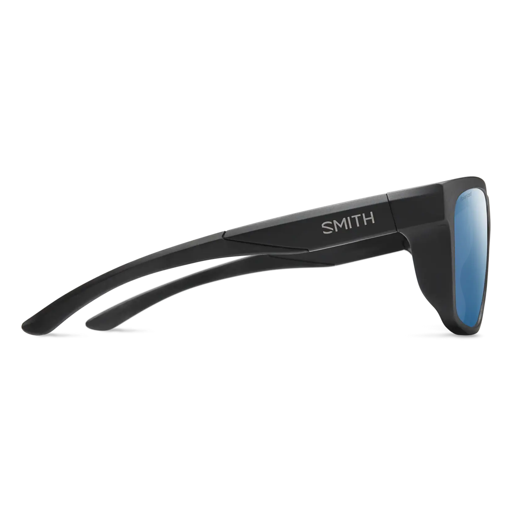 SMITH Barra, Matte Black, ChromaPop Polarized Blue Mirror