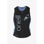 O'Neill Women's Slasher Comp Vest Temp Steel / Surf Abst