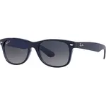 Ray-Ban New Wayfarer Matte Blue on Transparent Blue Polar