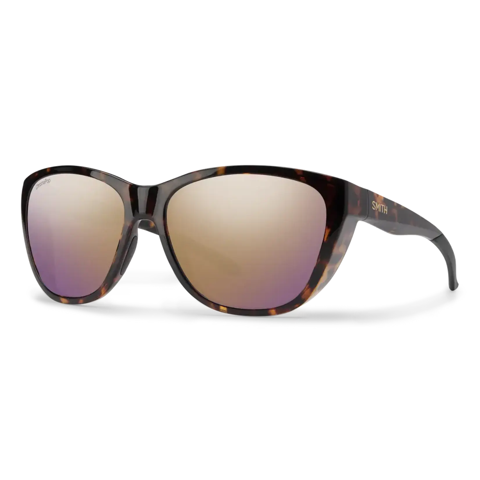 SMITH Shoal Tortoise | ChromaPop Polarized Rose Gold Mirror