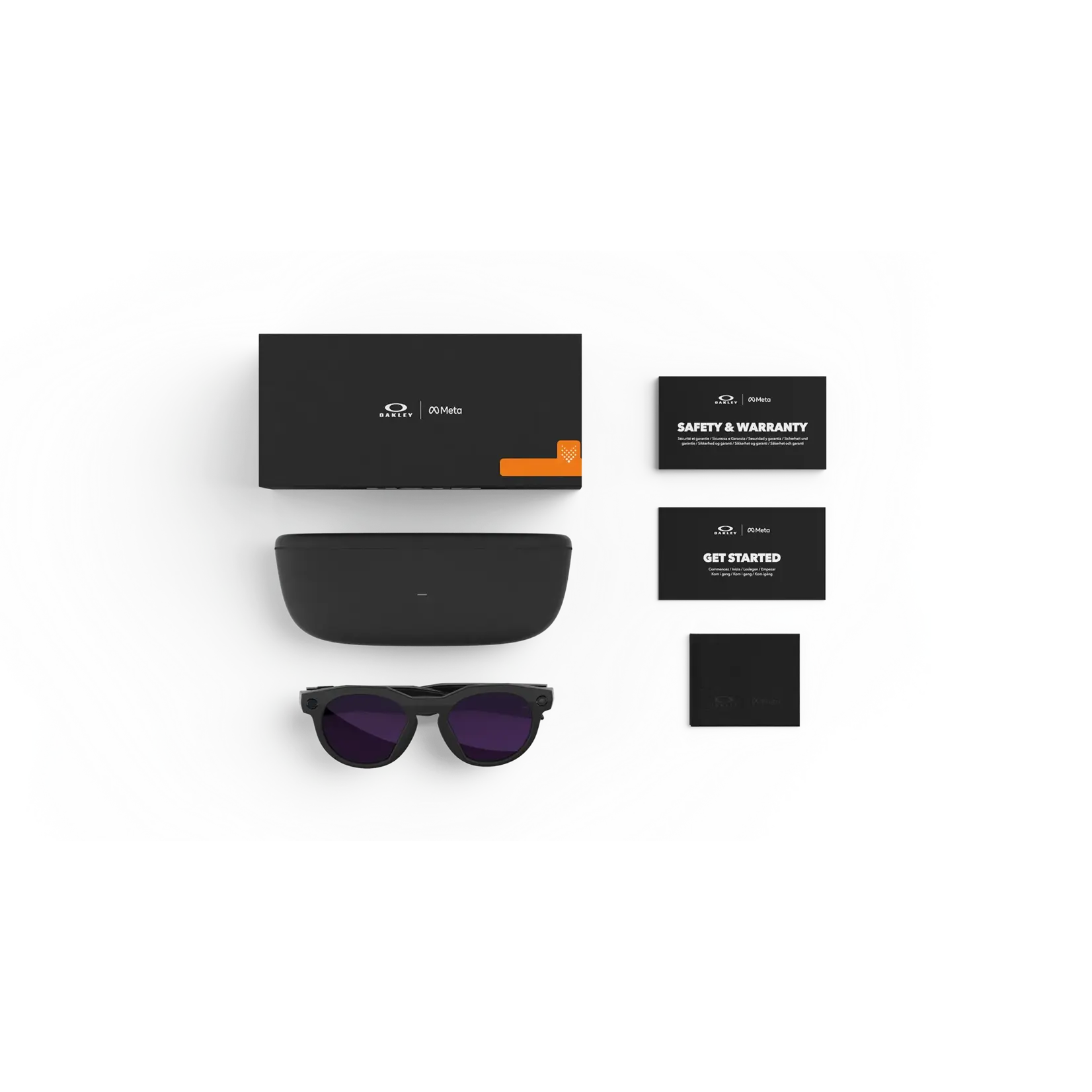 Oakley HSTN Meta BLACK w/ TRANSITIONS AMETHYST ELECTRONIC SPECTACLES