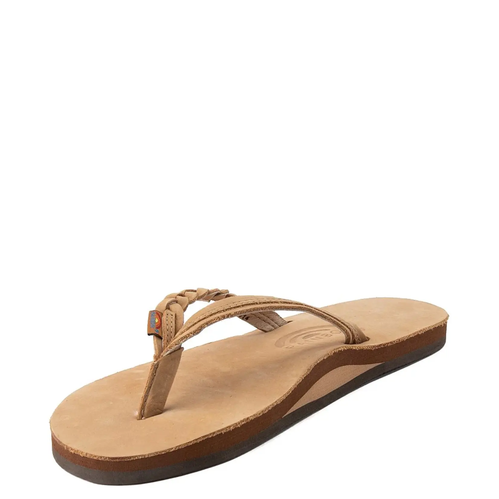 Rainbow Sandals Women's Flirty Braidy Single Layer Leather with Braid