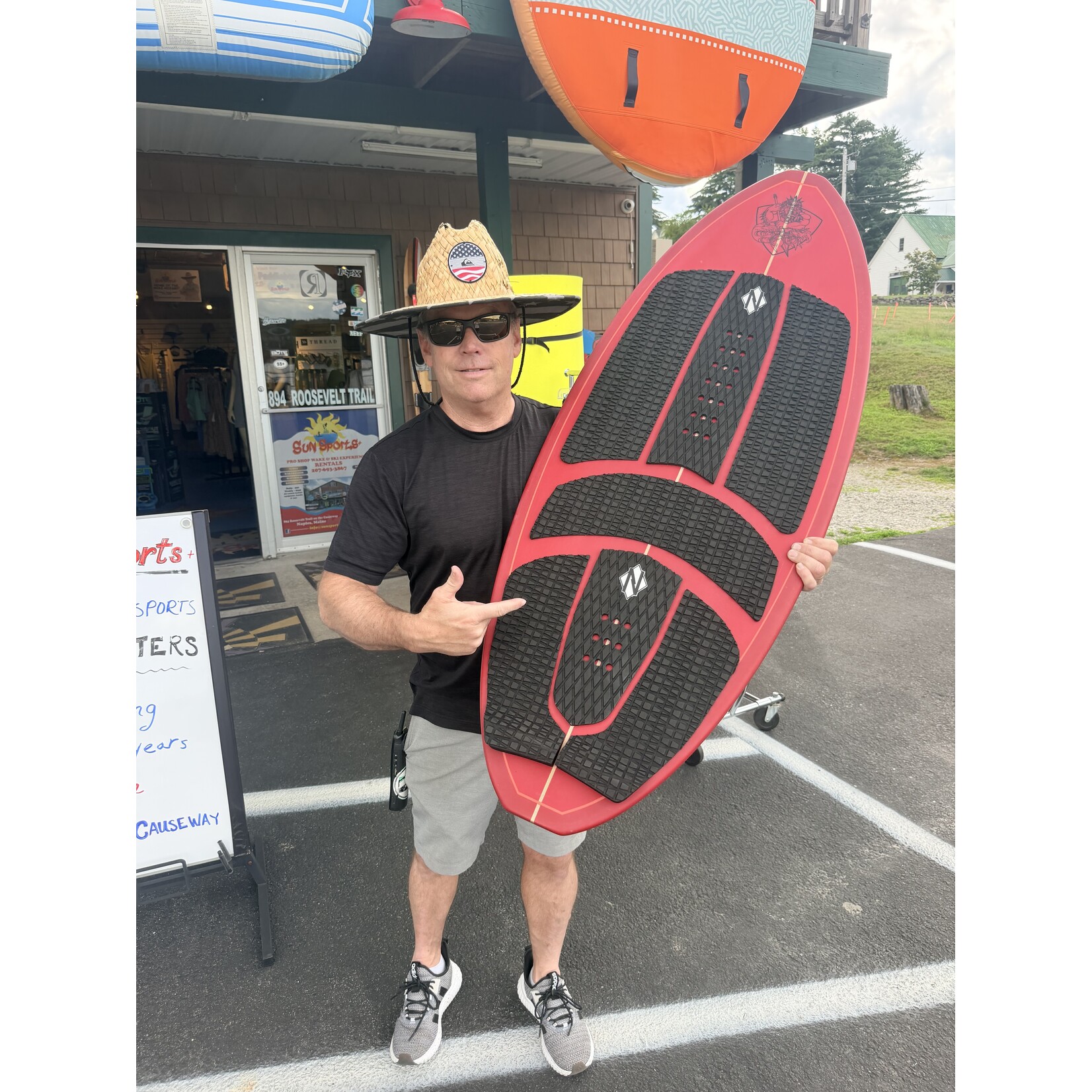 Neptune Surf Neptune Sammy Sparks Skim Style (Red / Black Traction)