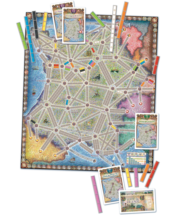 Ticket to ride - France  +Old West