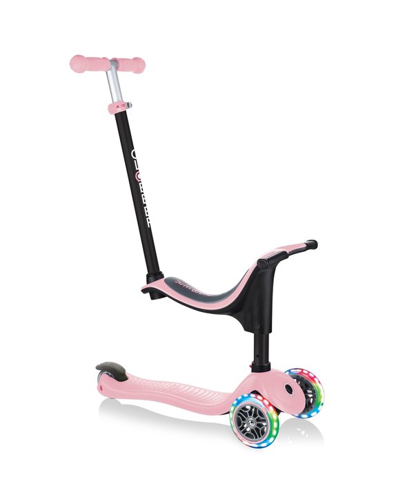 Scooter Go Up Sporty 4 en 1 Lights - Pastel Pink