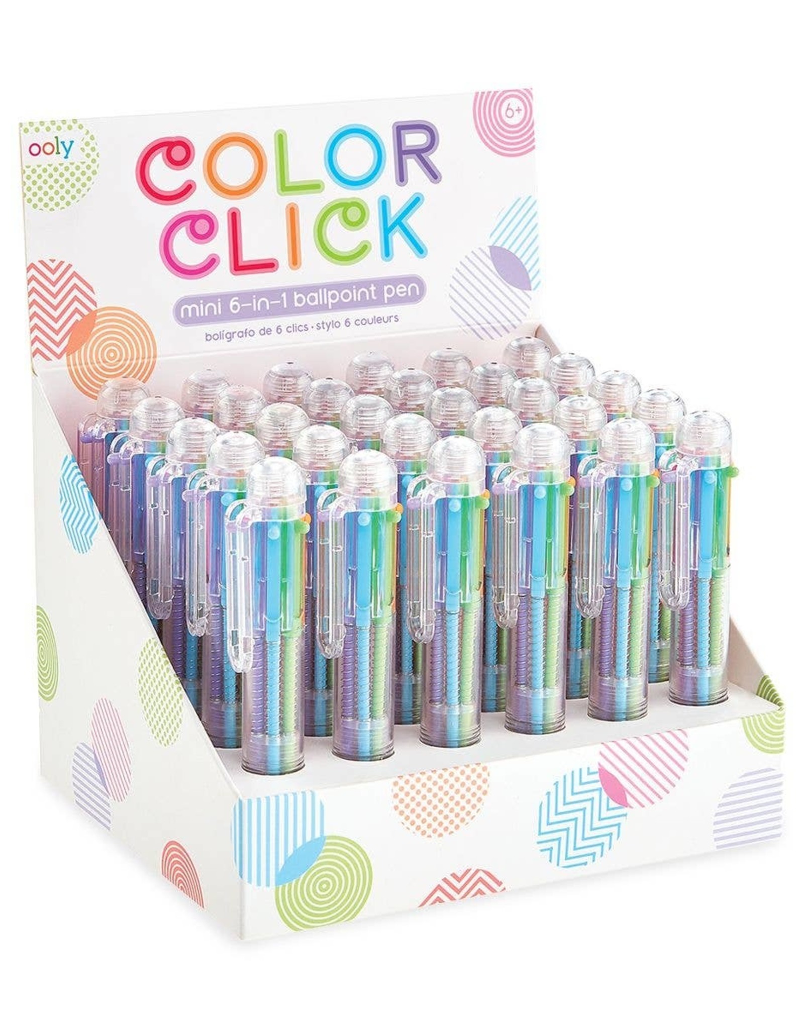 Ooly Color Click Mini 6-in-1 Colored Ballpoint Pen