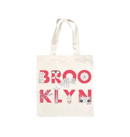 Maptote Brooklyn Font Grocery Tote
