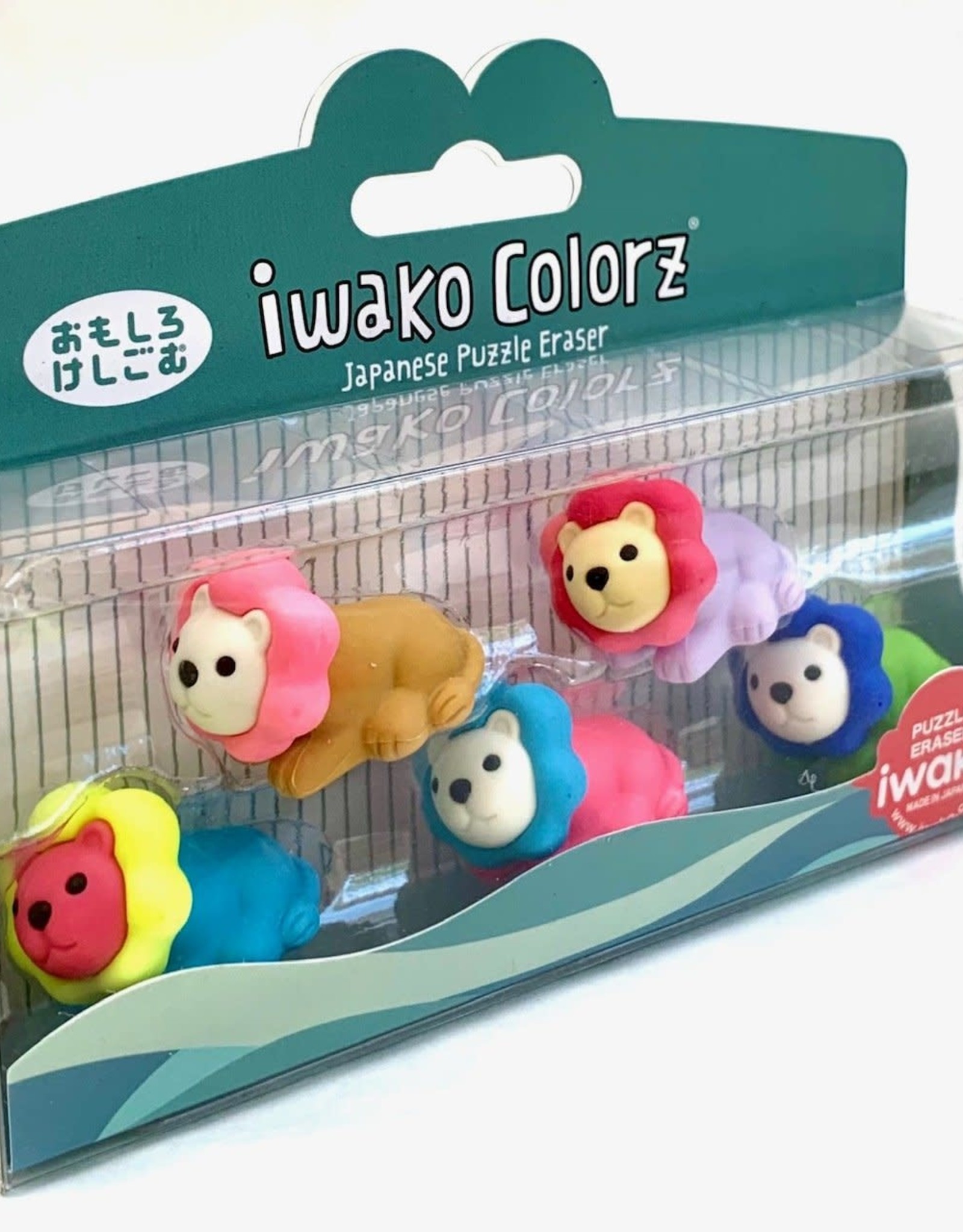 Iwako Colorz Eraser 5 pc Set