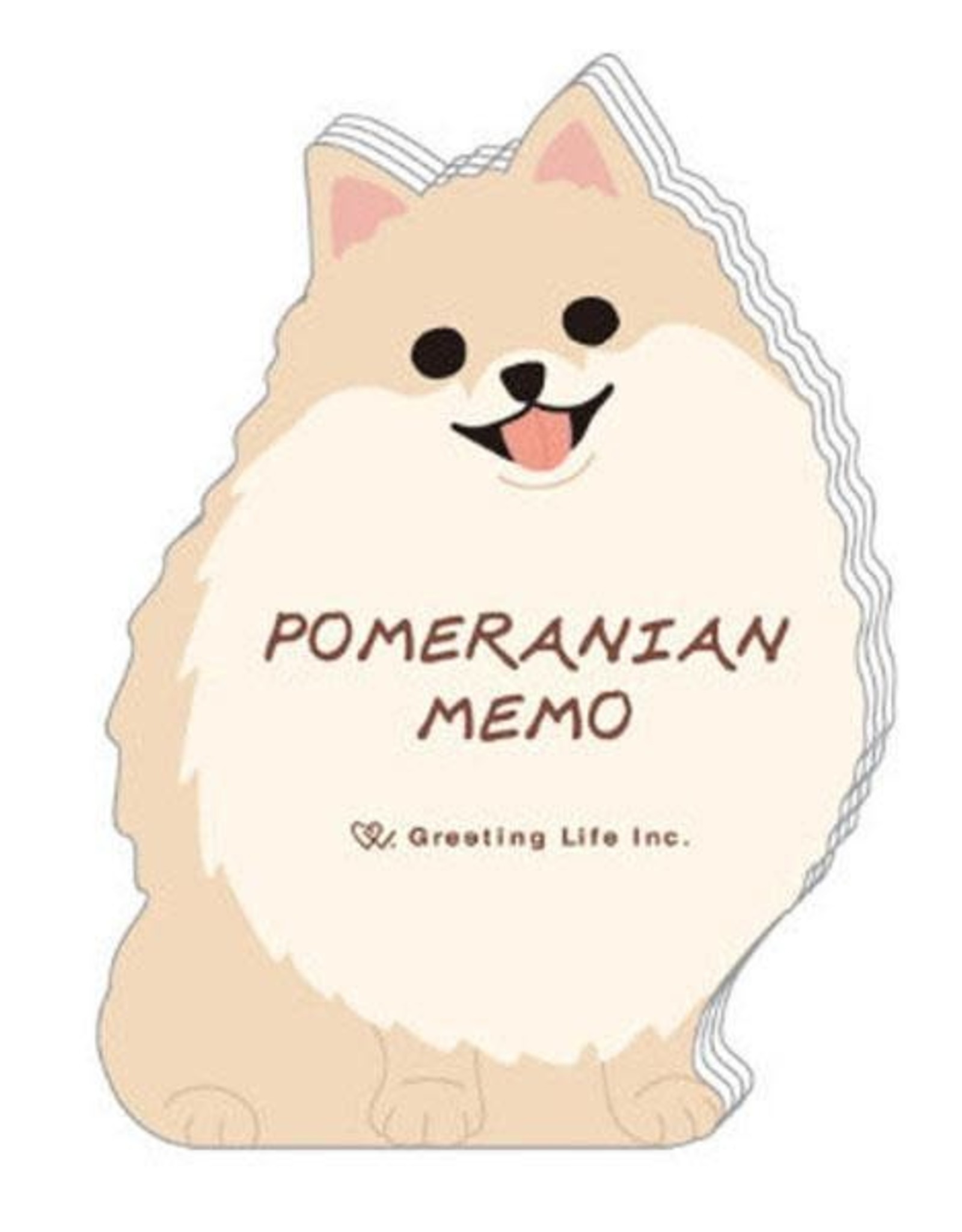 Greeting Life Die Cut Dog Memo Pad