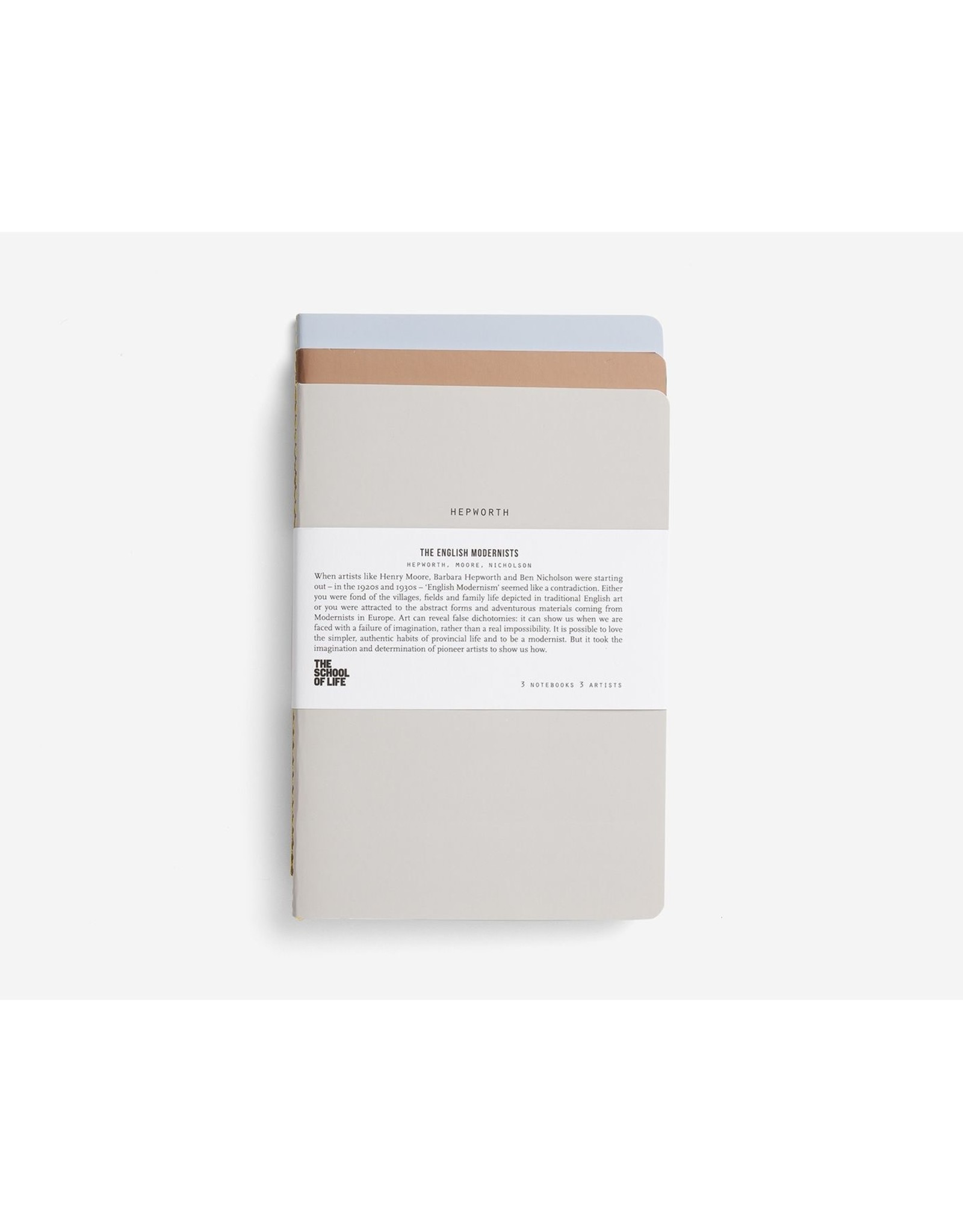 The School of Life School of Thought Set of 3 Notebooks