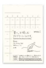Midori MD, Diary Sticker Blank