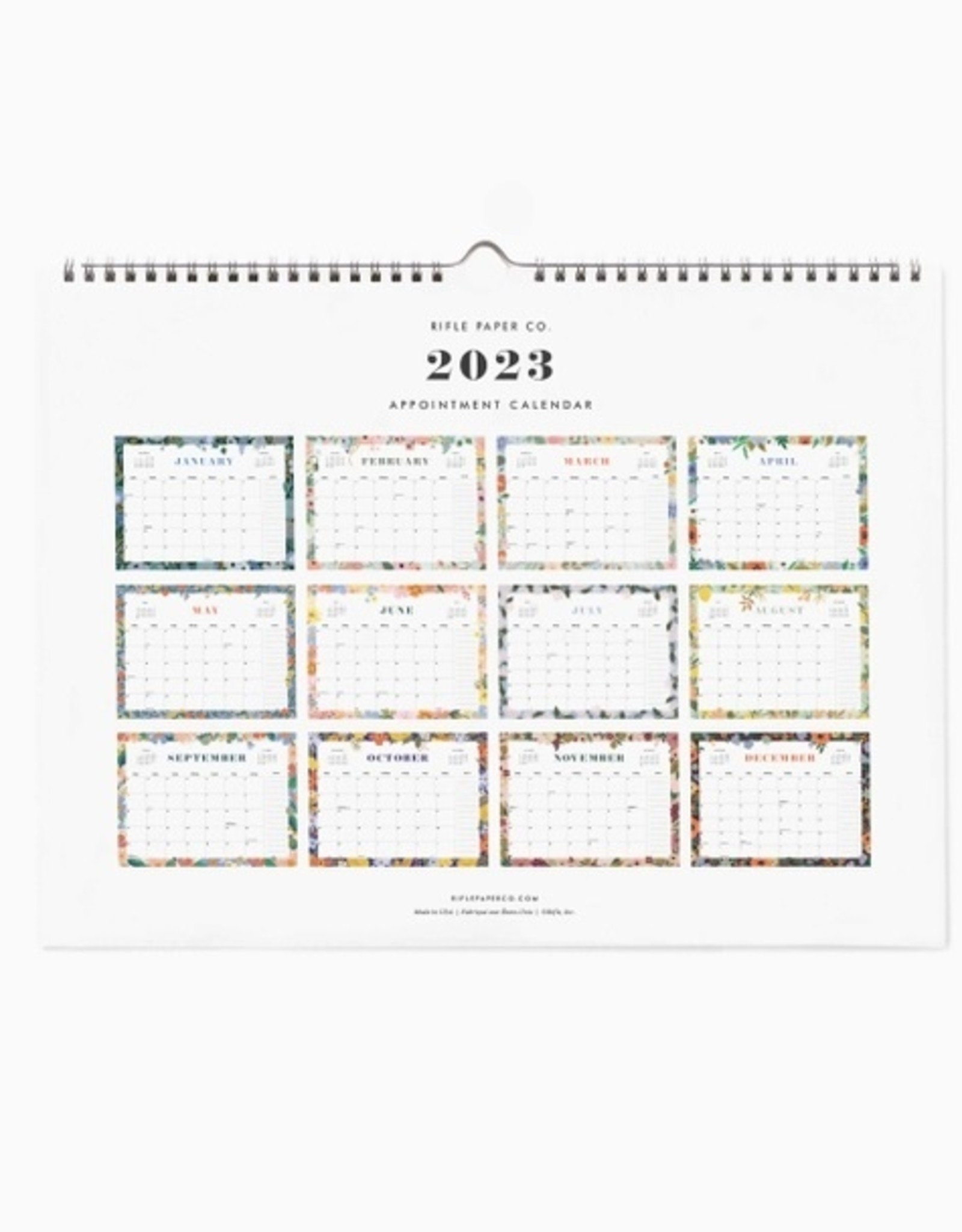 Rifle Paper Co. Rifle Paper 2023 Appointment Calendar