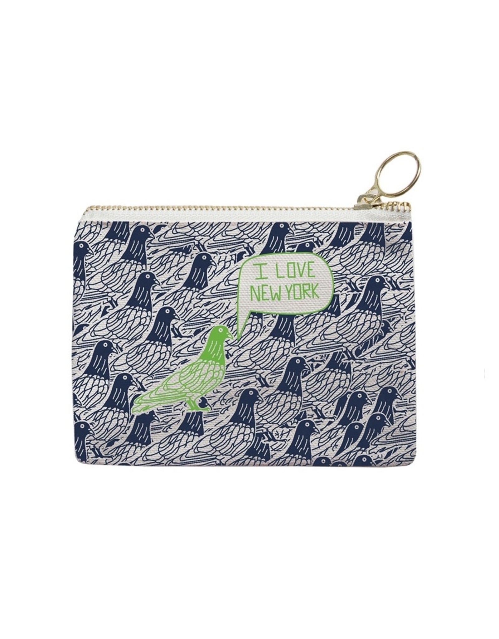 Maptote Maptote, New York City Coin Purse - Navy And Green
