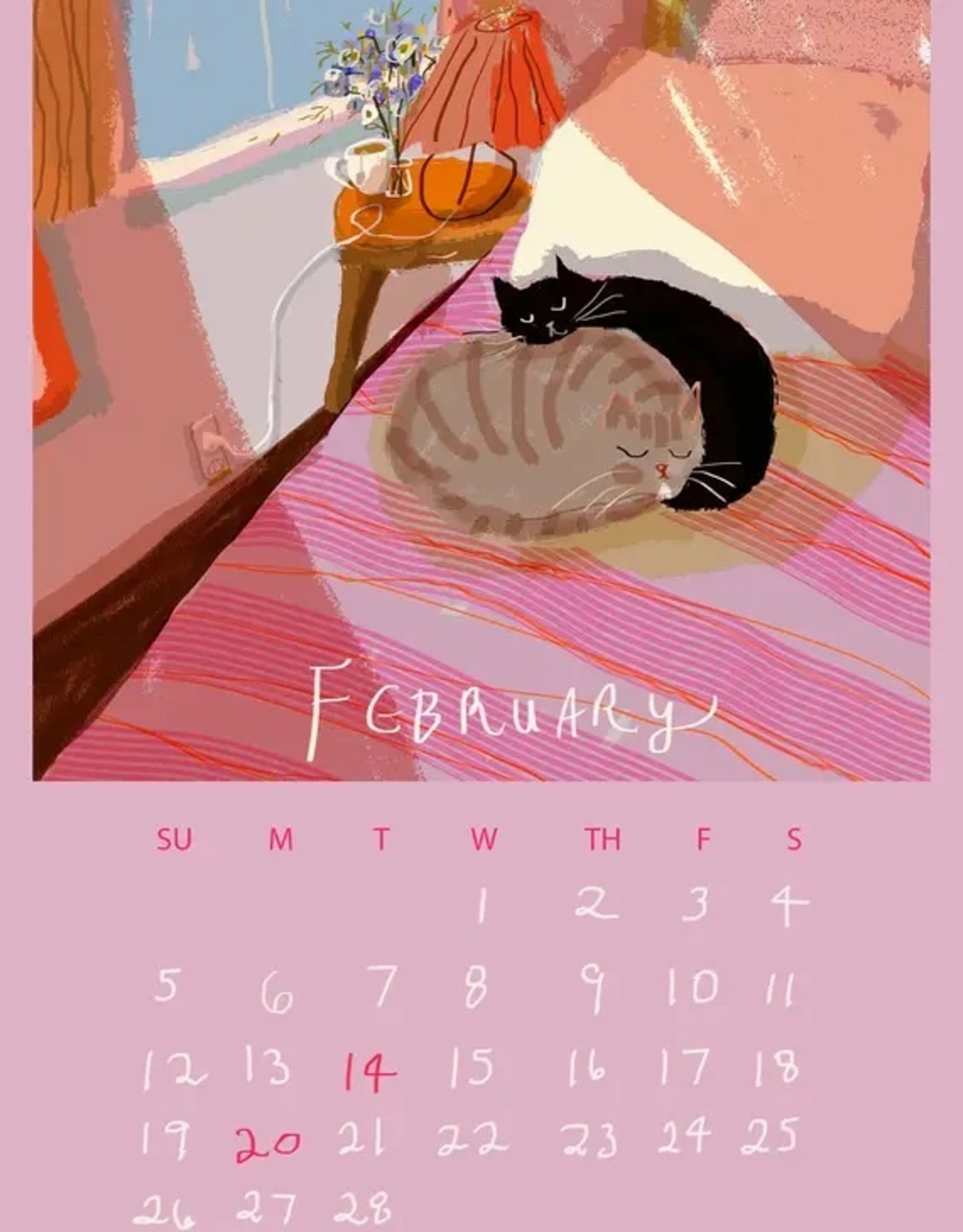 The Dancing Cat The Dancing Cat, 2023 Calendar Single Sheet Unbound