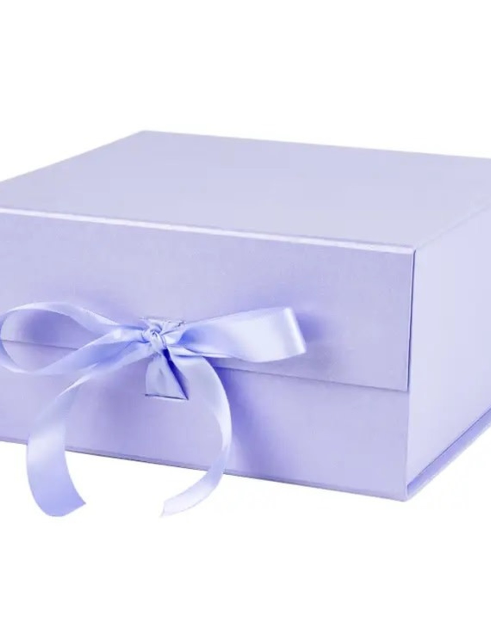LA Ribbons & Crafts INC LA Ribbons & Crafts INC,  8"x8"x4" Collapsible Magnetic Gift Box with a Satin Ribbon