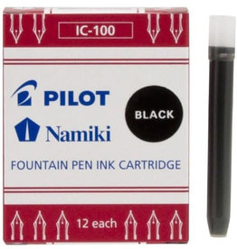 Pilot Pilot Namiki, FP REFILL IC100 BLACK 12PCS [BLISTER PACK]