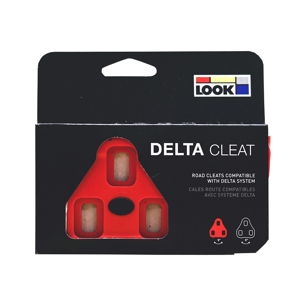 Look Look Delta Cleats For Peloton, Red, 9°