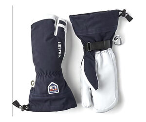 ヘストラHestra Heli Ski 3-Finger サイズ8 Army Leather Heli Ski 3-finger - Black | Hestra Gloves