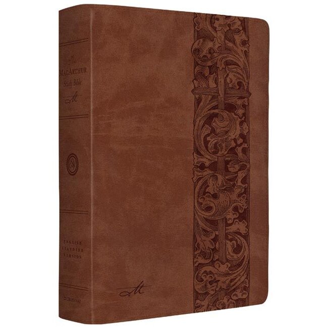 MacArthur Study Bible ESV - TruTone Brown/Woodcut