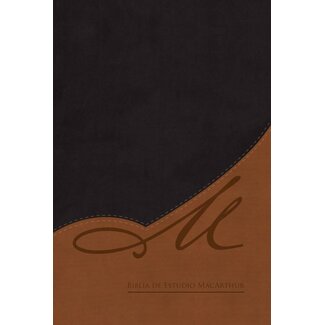 Harper Collins / Thomas Nelson / Zondervan SPAN - Biblia de Estudio MacArthur, Leathersoft -Café (MSB, MacArthur Study Bible NASB)